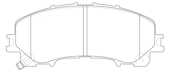 Brake Pad Set, disc brake (FP1736)