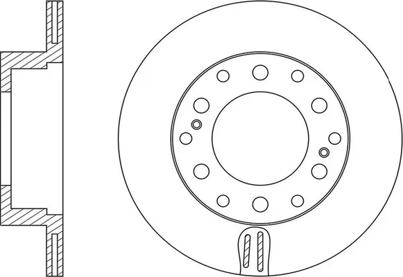 Brake Disc (FR0658V)