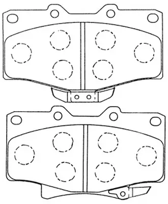 Brake Pad Set, disc brake (FP0611)