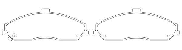 Brake Pad Set, disc brake (FP0731)