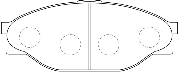 Brake Pad Set, disc brake (FP1045)