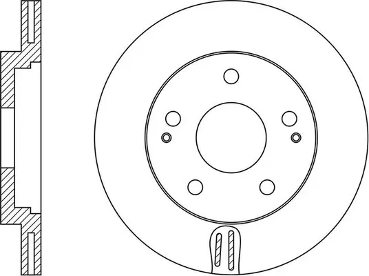 Brake Disc (FR0677V)