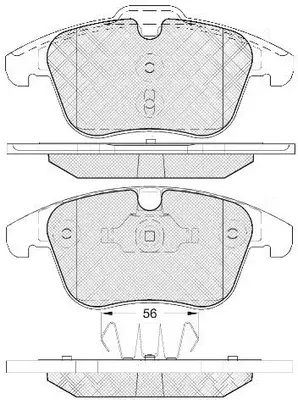 Brake Pad Set, disc brake (FP1306)