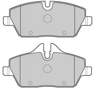 Brake Pad Set, disc brake (FP1308)