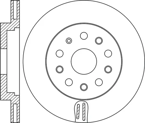 Brake Disc (FR0871V)