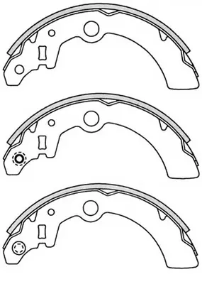 Brake Shoe Set (FT9335)
