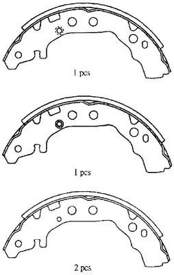 Brake Shoe Set (FT1010)