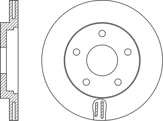 Brake Disc (FR0670V)