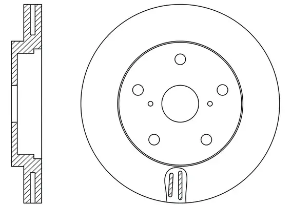 Brake Disc (FR0605V)