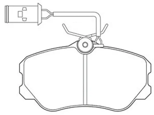 Brake Pad Set, disc brake (FP1303E)