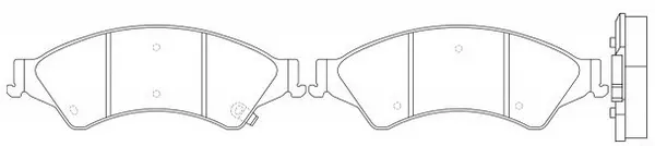 Brake Pad Set, disc brake (FP1676)