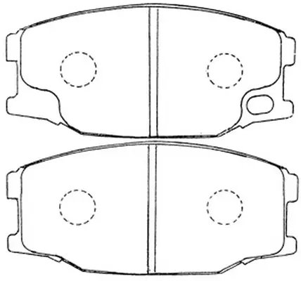 Brake Pad Set, disc brake (FP0734)