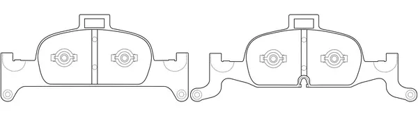 Brake Pad Set, disc brake (FP1897)