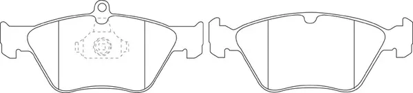 Brake Pad Set, disc brake (FP4283)