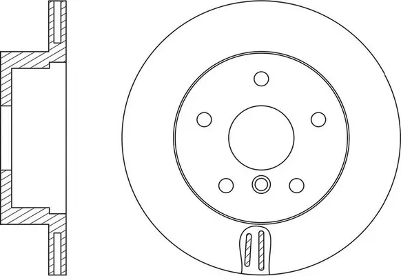 Brake Disc (FR0698V)
