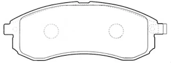 Brake Pad Set, disc brake (FP1214)