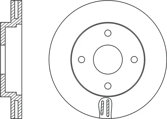Brake Disc (FR0156V)