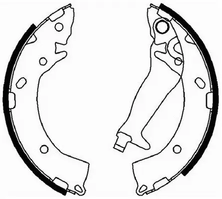 Brake Shoe Set (FT1076)