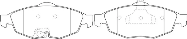 Brake Pad Set, disc brake (FP0869)