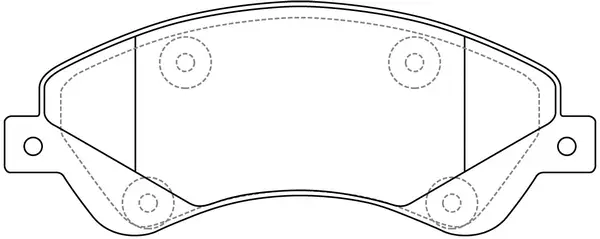 Brake Pad Set, disc brake (FP1528)