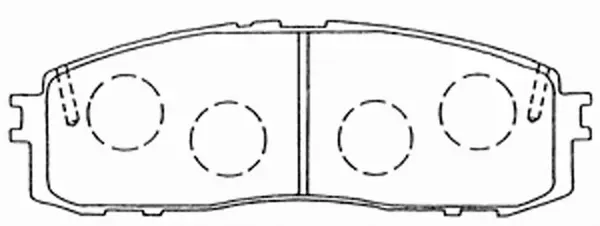 Brake Pad Set, disc brake (FP0304)