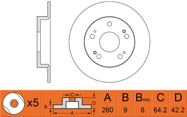 Brake Disc (FR0472)