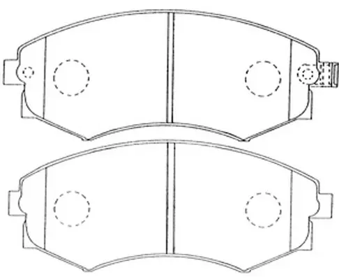 Brake Pad Set, disc brake (FP0887)