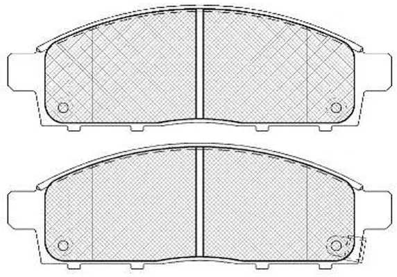 Brake Pad Set, disc brake (FP1519)