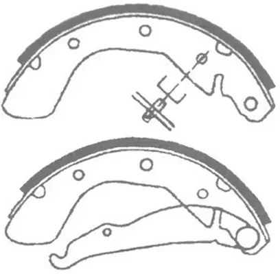 Brake Shoe Set (FT0740)