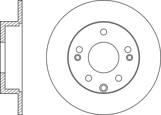 Brake Disc (FR0581)