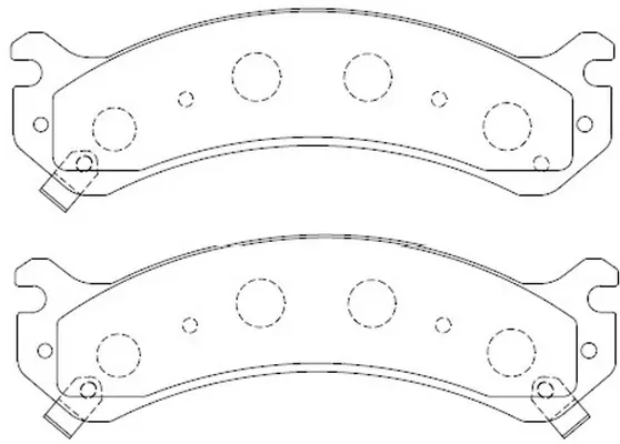 Brake Pad Set, disc brake (FP0784)