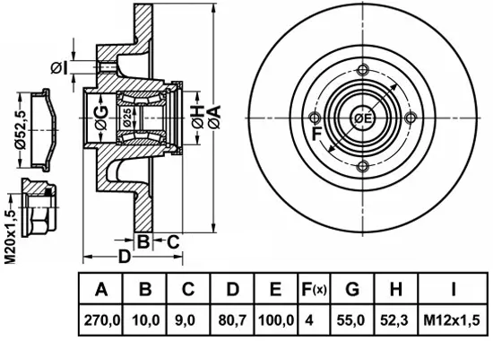 Brake Disc (FR1007H)