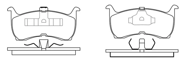 Brake Pad Set, disc brake (FP1384)