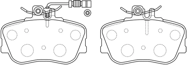 Brake Pad Set, disc brake (FP1214E)