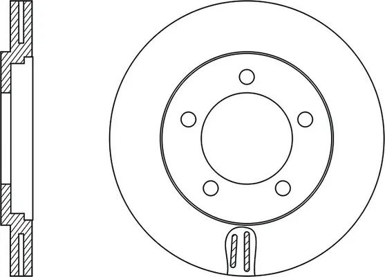 Brake Disc (FR0205V)