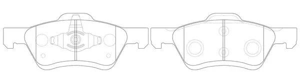 Brake Pad Set, disc brake (FP1047)