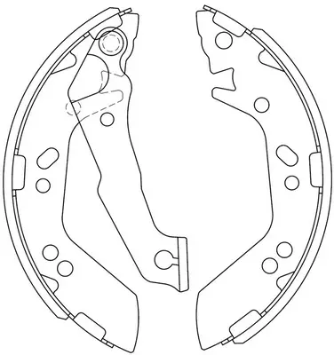 Brake Shoe Set (FT1139)