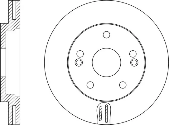 Brake Disc (FR0653V)