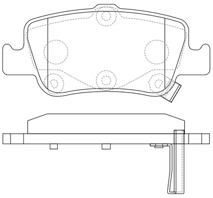 Brake Pad Set, disc brake (FP1572)