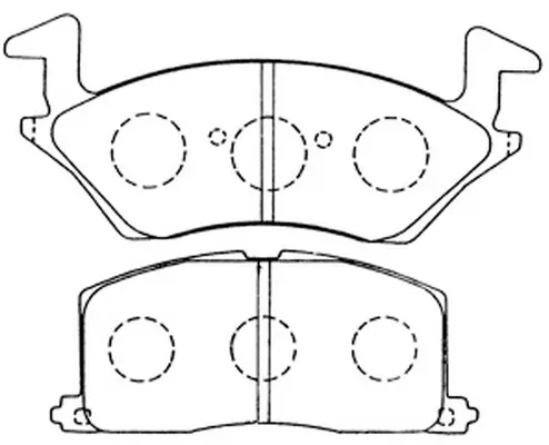 Brake Pad Set, disc brake (FP1049)