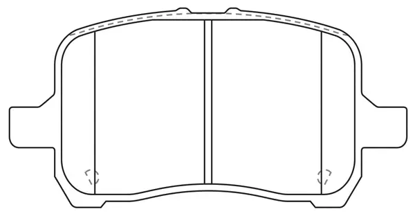 Brake Pad Set, disc brake (FP1160)