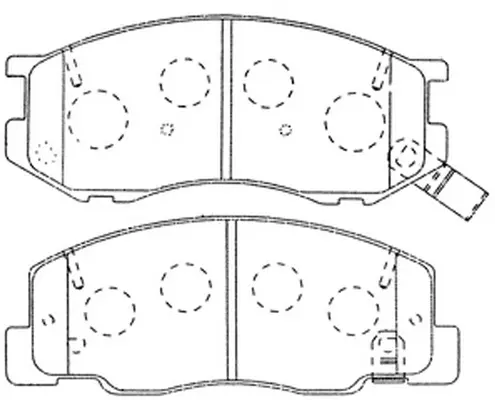 Brake Pad Set, disc brake (FP0716)