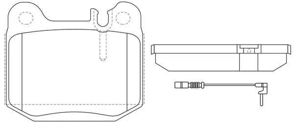 Brake Pad Set, disc brake (FP0874E)
