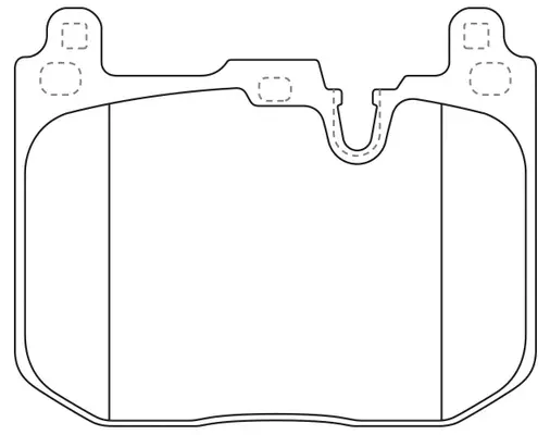 Brake Pad Set, disc brake (FP1875)