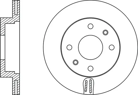 Brake Disc (FR0210V)