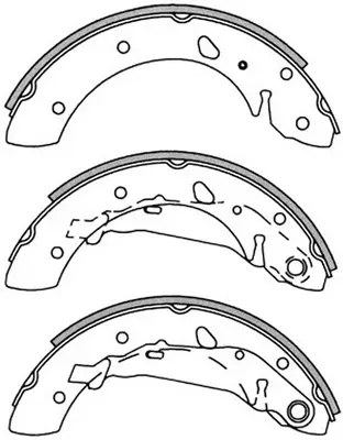 Brake Shoe Set (FT1200)