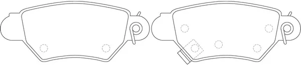 Brake Pad Set, disc brake (FP4285)