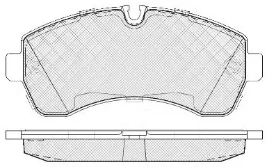 Brake Pad Set, disc brake (FP1268)