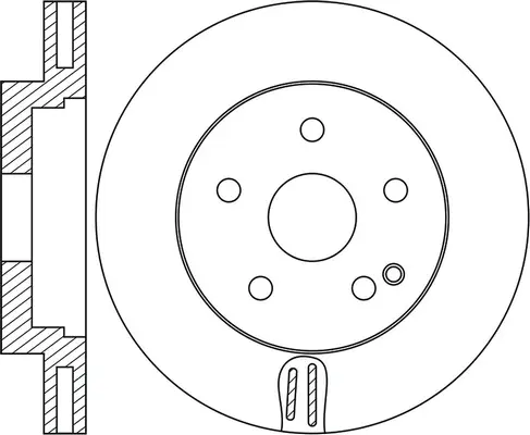 Brake Disc (FR0834V)