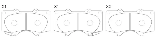 Brake Pad Set, disc brake (FP0976)